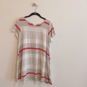 Anthropologie | Puella | S | Cream, Orange stripes